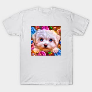 Cute Maltese Puppy T-Shirt